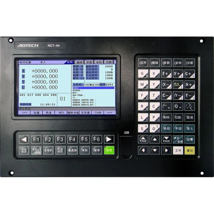 4  محور CNC عالي السرعة لللكم باستخدام Mpg